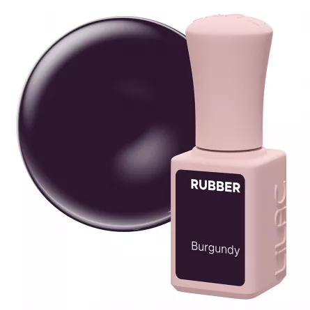 Oja semipermanenta Lilac Rubber Burgundy 6 g, [],lilarossa.ro