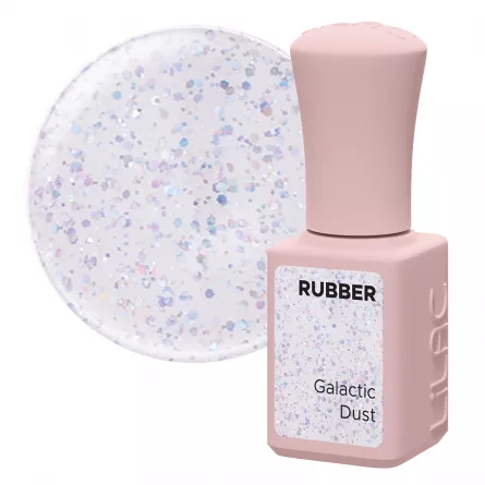 Oja semipermanenta Lilac Rubber Galactic Dust 6 g, [],https:lilarossa.ro