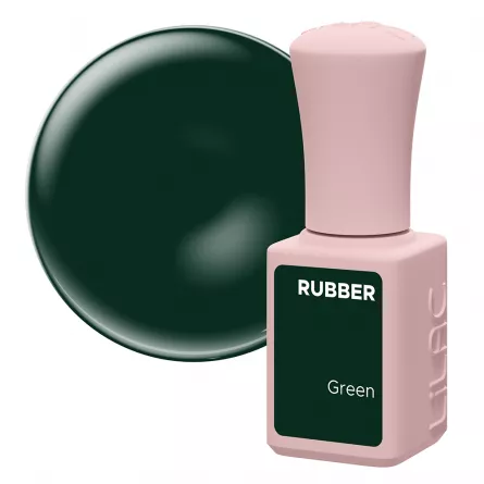 Oja semipermanenta Lilac Rubber Green 6 g, [],https:lilarossa.ro