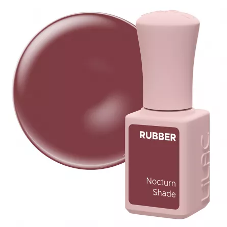 Oja semipermanenta Lilac Rubber Nocturn Shade 6 g, [],https:lilarossa.ro
