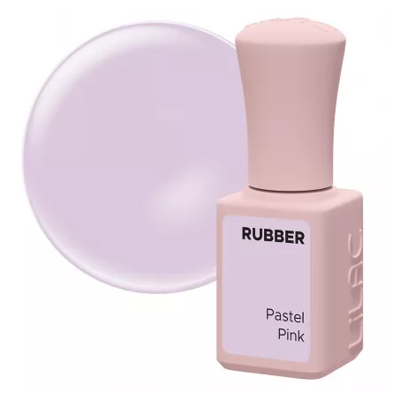 Oja semipermanenta Lilac Rubber Pastel Pink 6 g, [],https:lilarossa.ro