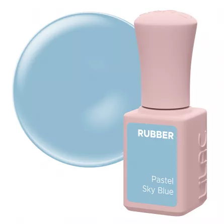 Oja semipermanenta Lilac Rubber Pastel Sky Blue 6 g, [],lilarossa.ro