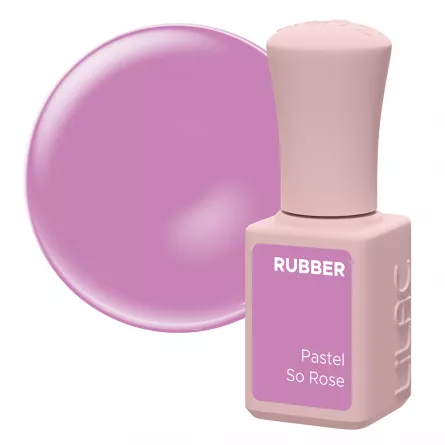 Oja semipermanenta Lilac Rubber Pastel So Rose 6 g, [],lilarossa.ro