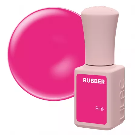 Oja semipermanenta Lilac Rubber Pink 6 g, [],https:lilarossa.ro