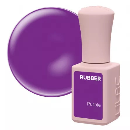 Oja semipermanenta Lilac Rubber Purple 6 g, [],https:lilarossa.ro