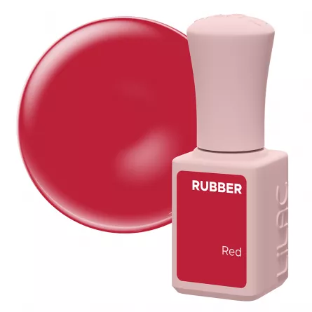 Oja semipermanenta Lilac Rubber Red 6 g, [],https:lilarossa.ro