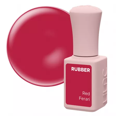 Oja semipermanenta Lilac Rubber Red Ferrari 6 g, [],https:lilarossa.ro