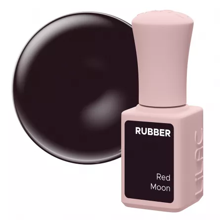 Oja semipermanenta Lilac Rubber Red Moon 6 g, [],https:lilarossa.ro