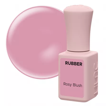 Oja semipermanenta Lilac Rubber Rosy Blush 6 g, [],https:lilarossa.ro