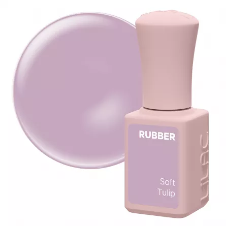 Oja semipermanenta Lilac Rubber Soft Tulip 6 g, [],https:lilarossa.ro
