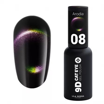 Oja semipermanenta Lila Rossa, 9D Cat Eye, 7g, Arodia, [],https:lilarossa.ro