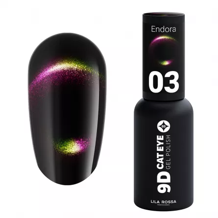 Oja semipermanenta Lila Rossa, 9D Cat Eye, 7g, Endora, [],https:lilarossa.ro