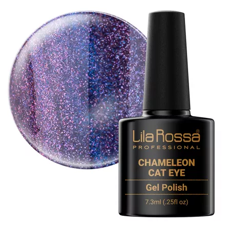 Oja semipermanenta, Lila Rossa, Chameleon Cat Eye, 7.3ml, 022, [],https:lilarossa.ro