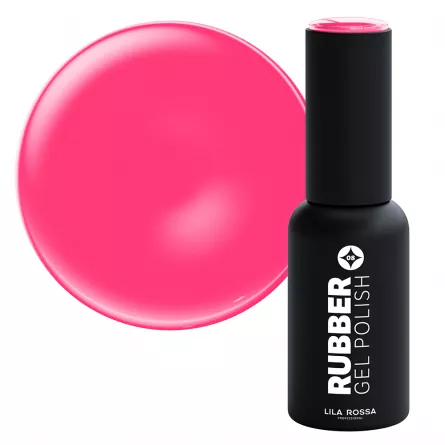 Oja semipermanenta, Lila Rossa, Rubber, 008 Pink, 7 ml, [],https:lilarossa.ro