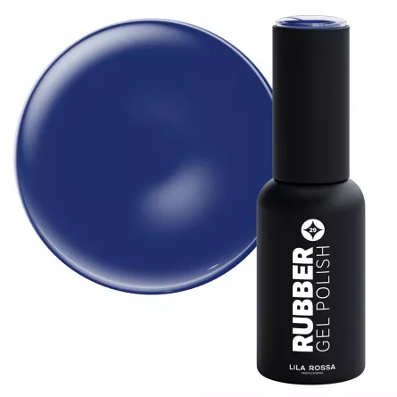 Oja semipermanenta, Lila Rossa, Rubber, 029 Blue, 7 ml, [],https:lilarossa.ro