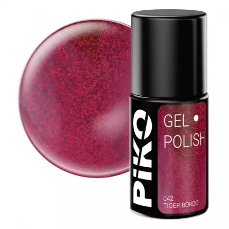 Oja semipermanenta Piko, 7 g, 042 Tiger Bordo, [],https:lilarossa.ro