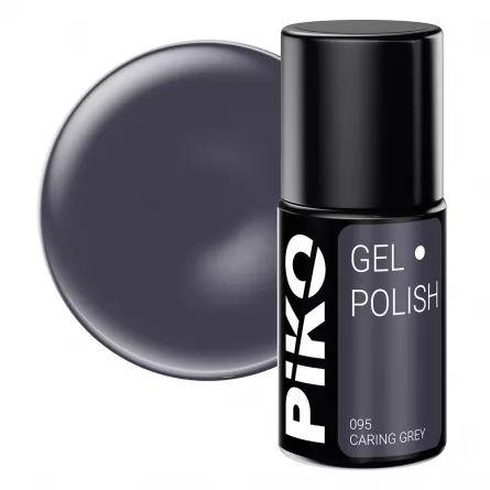 Oja semipermanenta Piko, 7 g, 095 Caring Grey, [],https:lilarossa.ro
