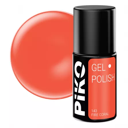 Oja semipermanenta Piko, 7 g, 143 Fire Coral, [],https:lilarossa.ro
