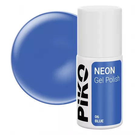 Oja semipermanenta Piko, Neon, 7 g, 06 Albastru, [],https:lilarossa.ro