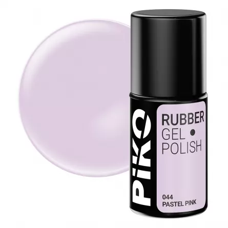 Oja semipermanenta Piko Rubber Pastel Pink 7 g, [],https:lilarossa.ro