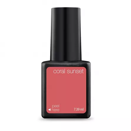 Oja semipermanenta SensatioNail 7.39 ml Coral Sunset, [],https:lilarossa.ro