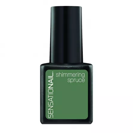 Oja semipermanenta SensatioNail 7.39 ml Shimmering Spruce, [],https:lilarossa.ro