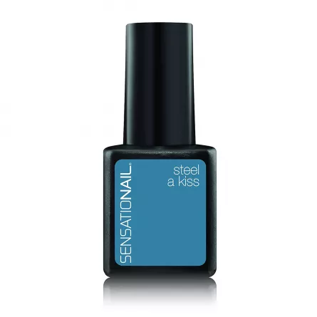 Oja semipermanenta SensatioNail 7.39 ml Steel a Kiss, [],https:lilarossa.ro