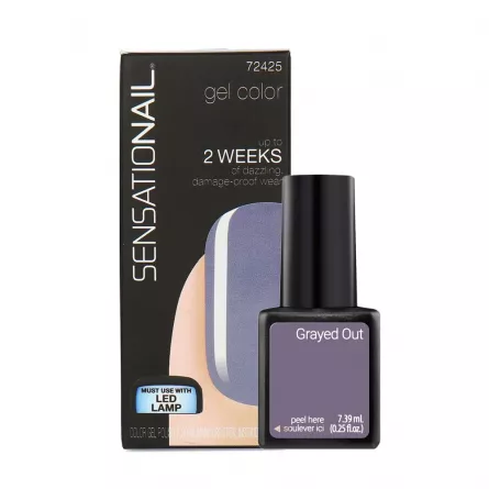 Oja semipermanenta SensatioNail Grayed Out 7.39 ml, [],lilarossa.ro