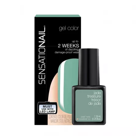Oja semipermanenta SensatioNail Jade Treasure 7.39 ml, [],https:lilarossa.ro