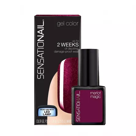 Oja semipermanenta SensatioNail Merlot Magic 7.39 ml, [],https:lilarossa.ro