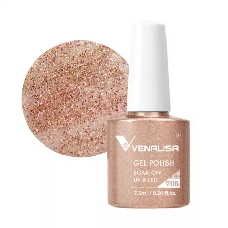 Oja semipermanenta Venalisa, 7.5 ml, nuanta 705, [],https:lilarossa.ro