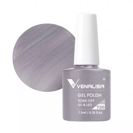 Oja semipermanenta Venalisa, 7.5 ml, nuanta 730, [],https:lilarossa.ro