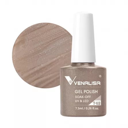 Oja semipermanenta Venalisa, 7.5 ml, nuanta 742, [],https:lilarossa.ro