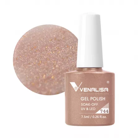 Oja semipermanenta Venalisa, 7.5 ml, nuanta 744, [],https:lilarossa.ro