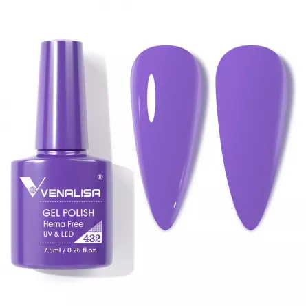 Oja semipermanenta Venalisa, hema-free, 7.3 ml, 432, [],https:lilarossa.ro