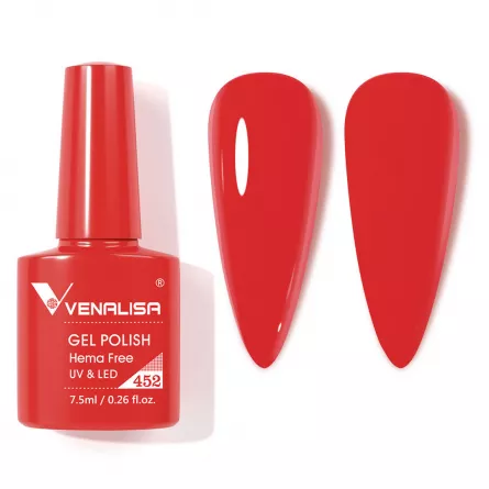 Oja semipermanenta Venalisa, hema-free, 7.3 ml 452, [],https:lilarossa.ro