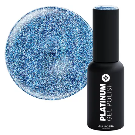 Oja semipermanenta Lila Rossa, Platinum, 7 g, Blue, [],https:lilarossa.ro