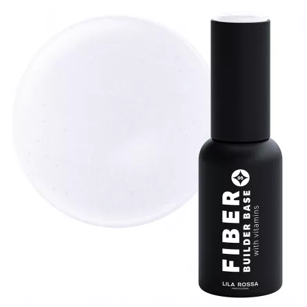 Fiber Builder Base cu Vitamine, Lila Rossa, 7 g, Silver Dust, [],https:lilarossa.ro