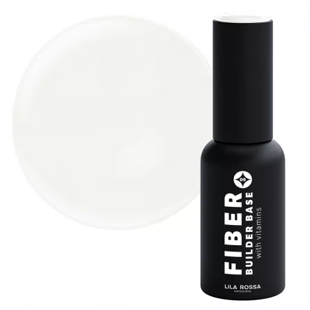 Fiber Builder Base cu Vitamine, Lila Rossa, 7 g, Milky White, [],https:lilarossa.ro