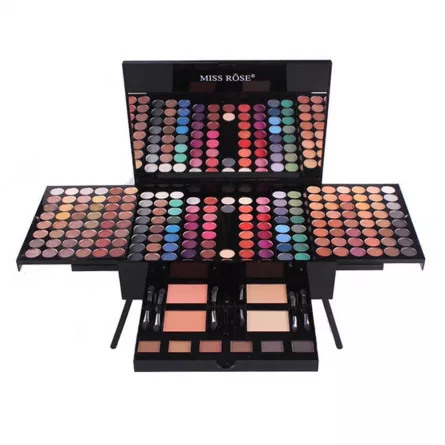Trusa de farduri Easy Glow, Miss Rose, Lila Rossa, 180 culori, [],https:lilarossa.ro