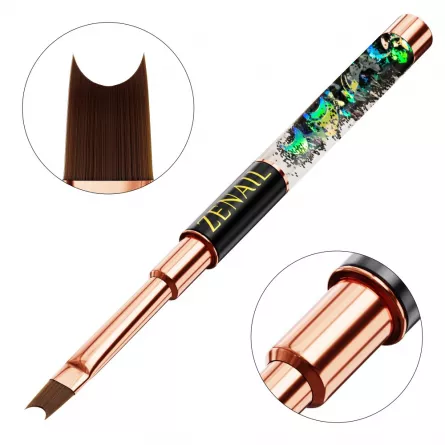 Pensula unghii french Zenail Ocean #6, [],https:lilarossa.ro