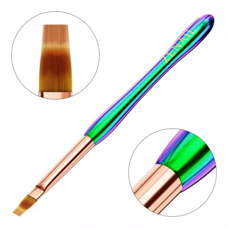 Pensula unghii Slant Ombre Zenail Chameleon #4, [],https:lilarossa.ro