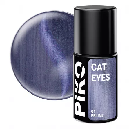 Oja semipermanenta, Piko, 7 ml, Cat Eyes, 01 Feline, [],https:lilarossa.ro