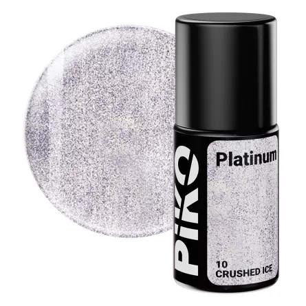 Oja semipermanenta Piko, Platinum,7g,  10 Crushed Ice, [],https:lilarossa.ro