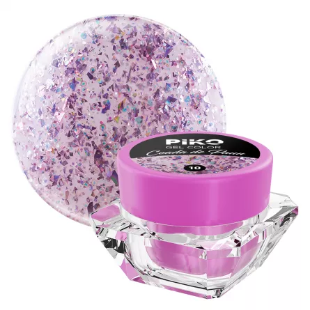 Gel UV color Piko, Coada de paun, 5g, 10, [],https:lilarossa.ro