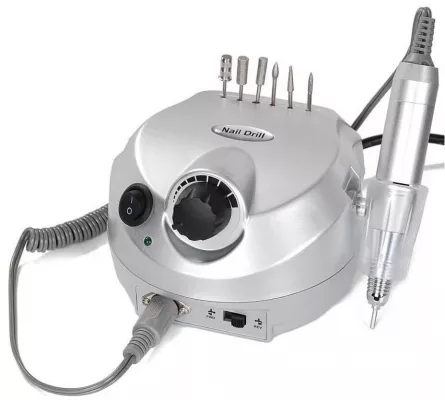 Pila electrica, freza unghii, Lila Rossa, 25.000 rpm, 10 W, silver, [],https:lilarossa.ro