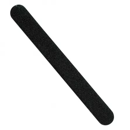 Pila unghii dreapta pentru acril, Fing'rs, Made in Korea, neagra, [],https:lilarossa.ro