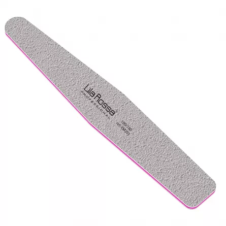 Pila unghii Lila Rossa, romb, gri, granulatie 100/100, [],https:lilarossa.ro