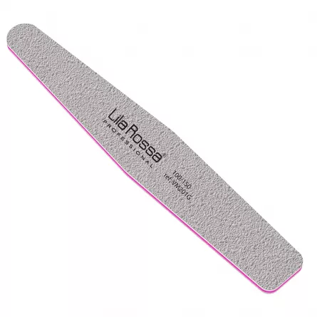 Pila unghii Lila Rossa, romb, gri, granulatie 100/150, [],https:lilarossa.ro