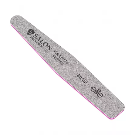 Pila unghii Salon Professional, refolosibila, romb, gri, granulatie 80/80, [],https:lilarossa.ro